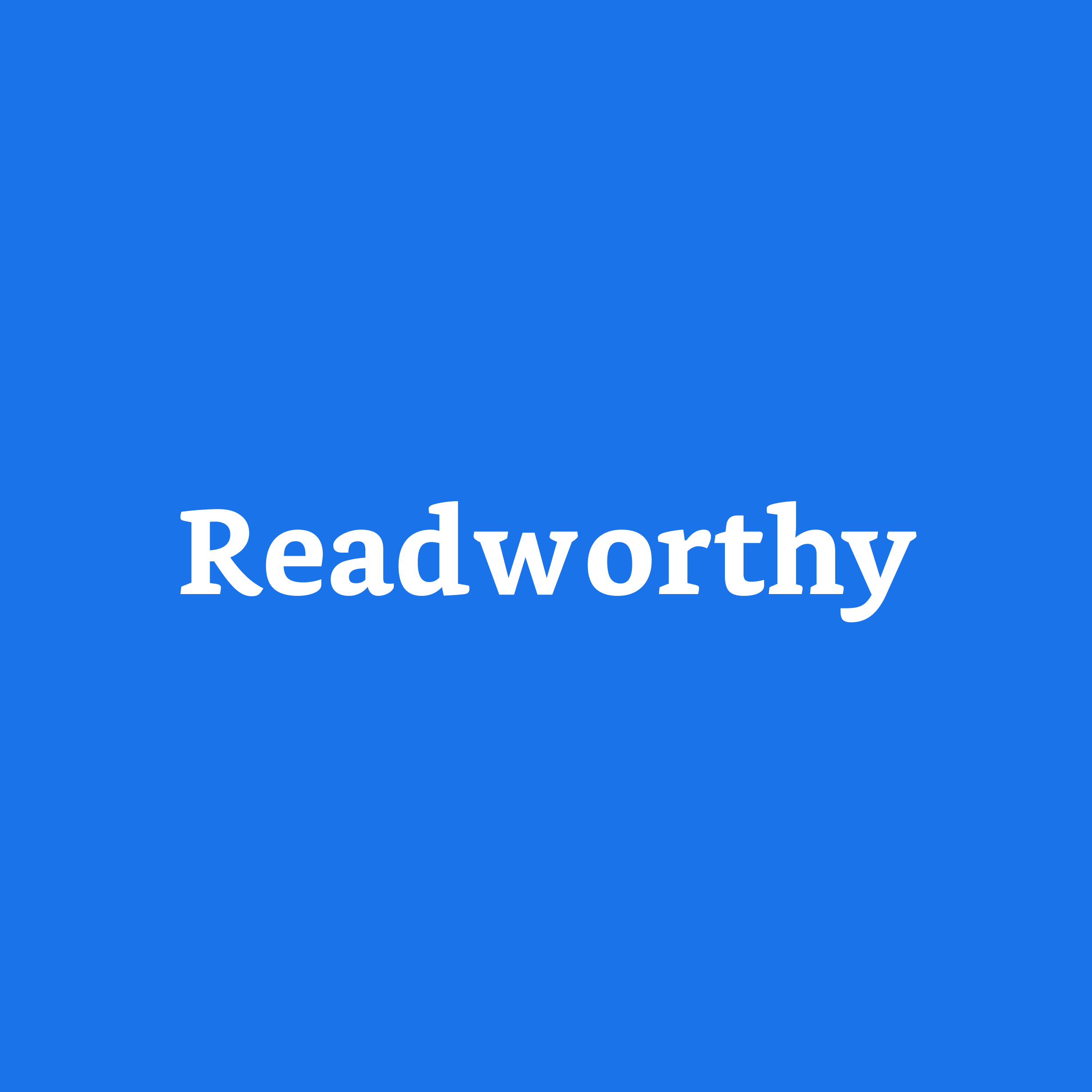 Readworthy